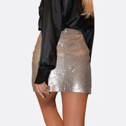 Guaja Rain Sequins Skirt>Woman Skirts & Shorts