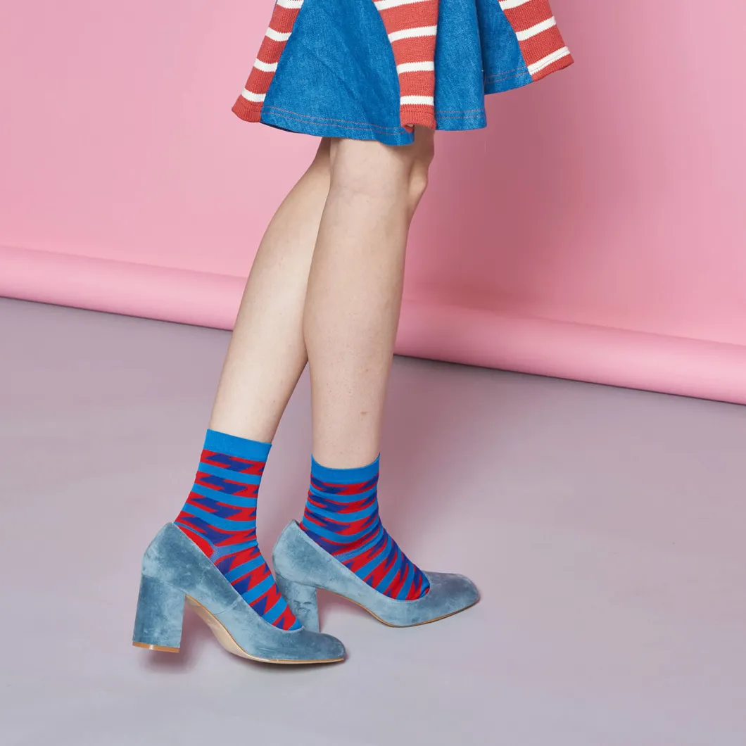 Hysteria by Happy Socks Ray Ankle Socks>Woman Socks