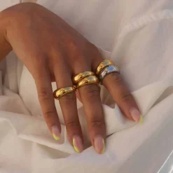 Hey Harper Rebecca Silver Ring>Woman Jewellery & Watches