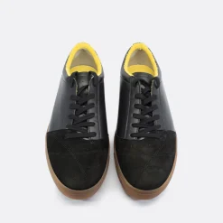 Hypnotic Yellow Retro Low-Top Sneakers><noscript><img width=
