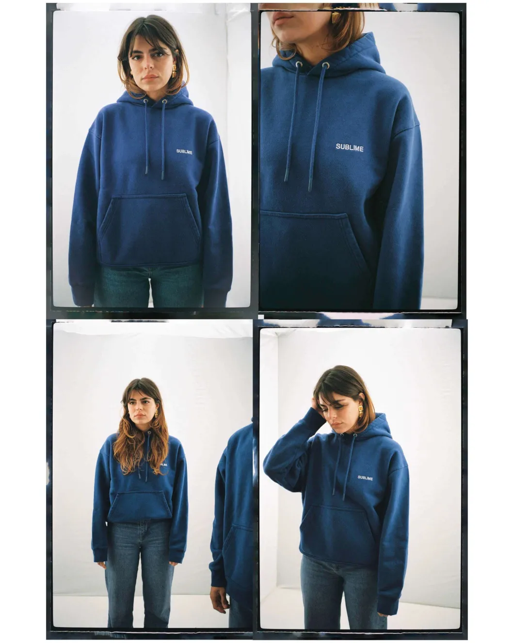 Sublime Royal Blue Hoodie>Woman Sweaters