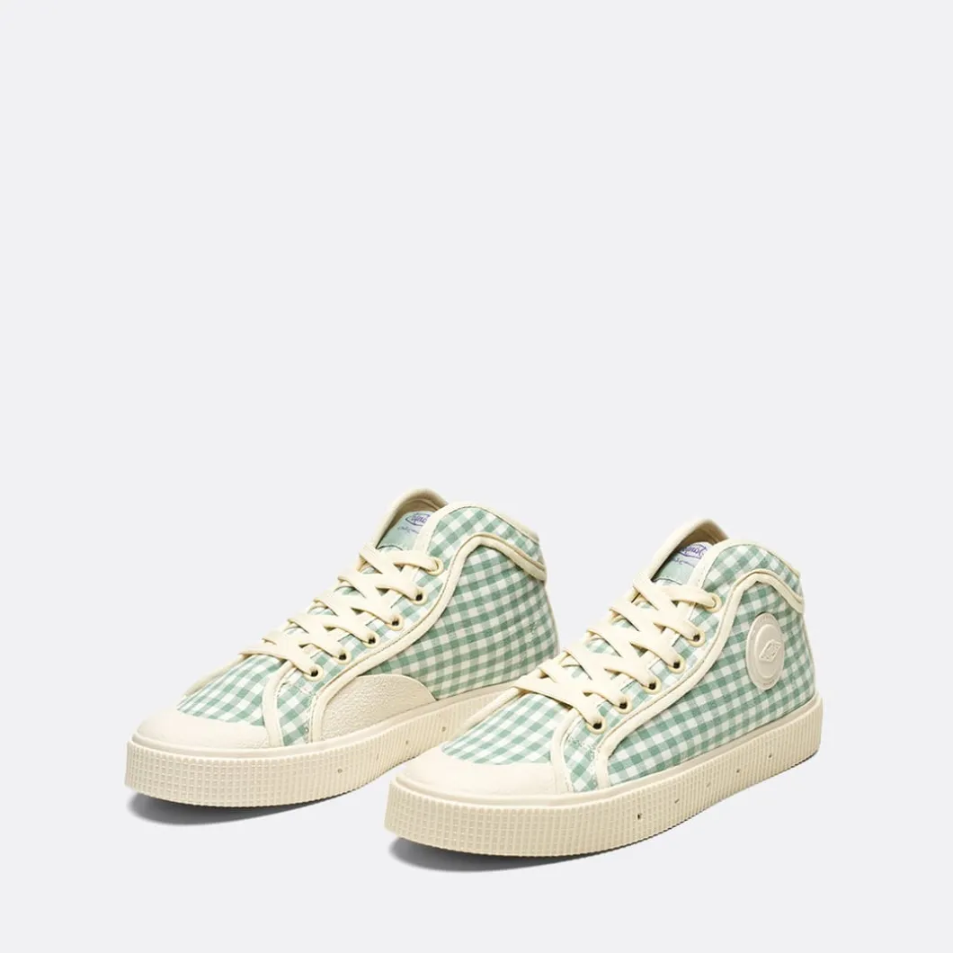 Sanjo K100 Vichy High-Top Sneakers>Woman Sneakers