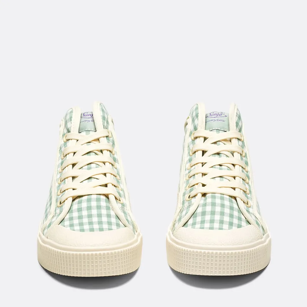 Sanjo K100 Vichy High-Top Sneakers>Woman Sneakers