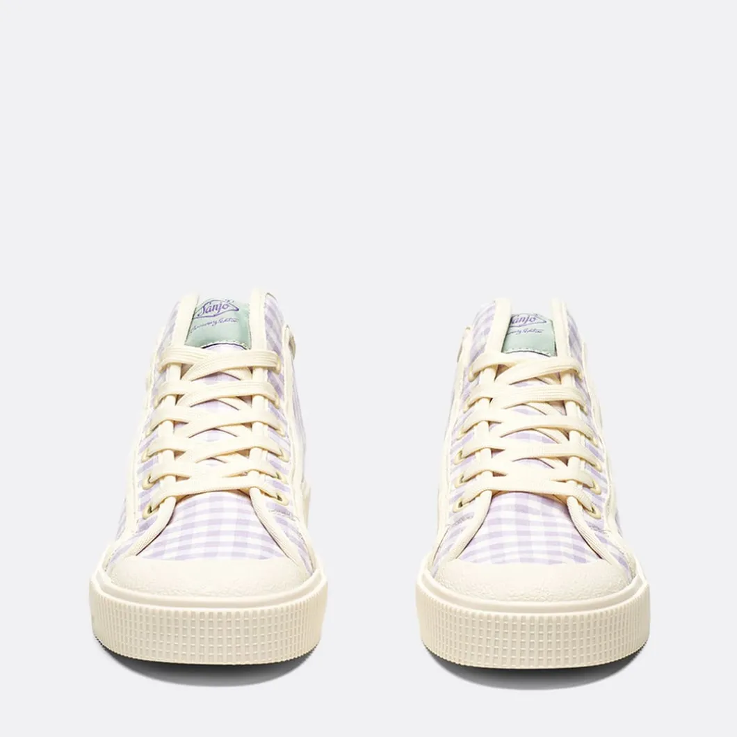 Sanjo K100 Vichy High-Top Sneakers>Woman Sneakers