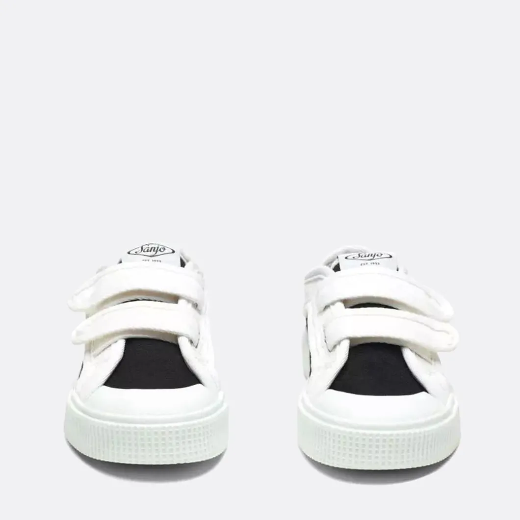 Sanjo Kids V200 Black & White>Man Sneakers