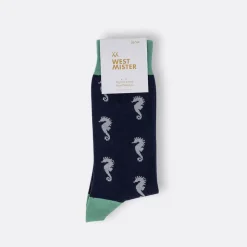 Westmister Sea Horses Socks>Man Socks