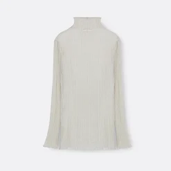 A LINE Silk-Blend See-Through Top>Woman Tops & T-Shirts
