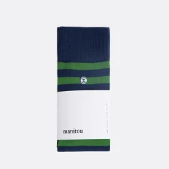 Manitou Amsterdam Stripe Affairs Juniper Socks>Woman Socks