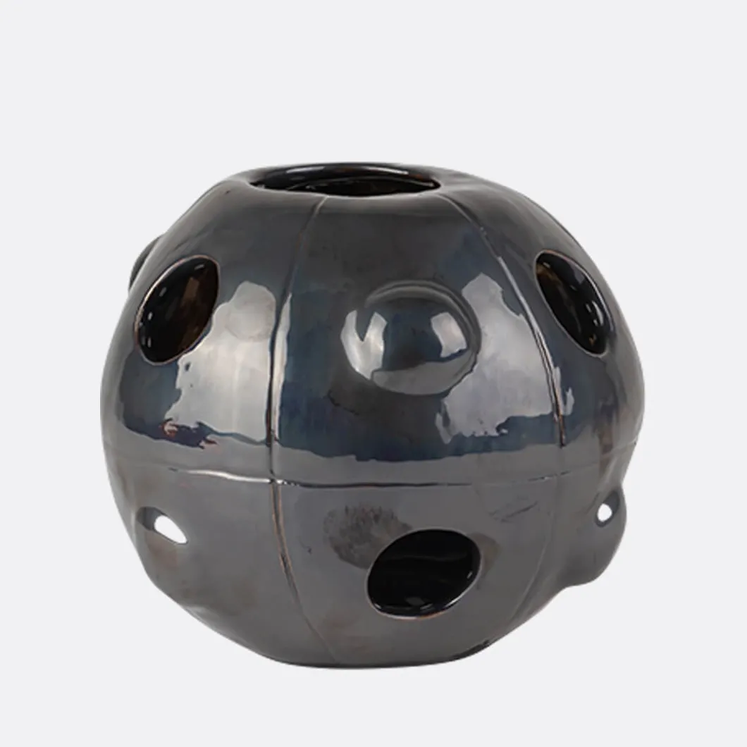 Mia Aga Tfrlab_01 Silver Candle Holder>Man Home Accessories