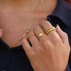 Hey Harper Thin Chicago Ring><noscript><img width=