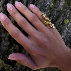 Carolina Curado Twisted Snake Ring><noscript><img width=