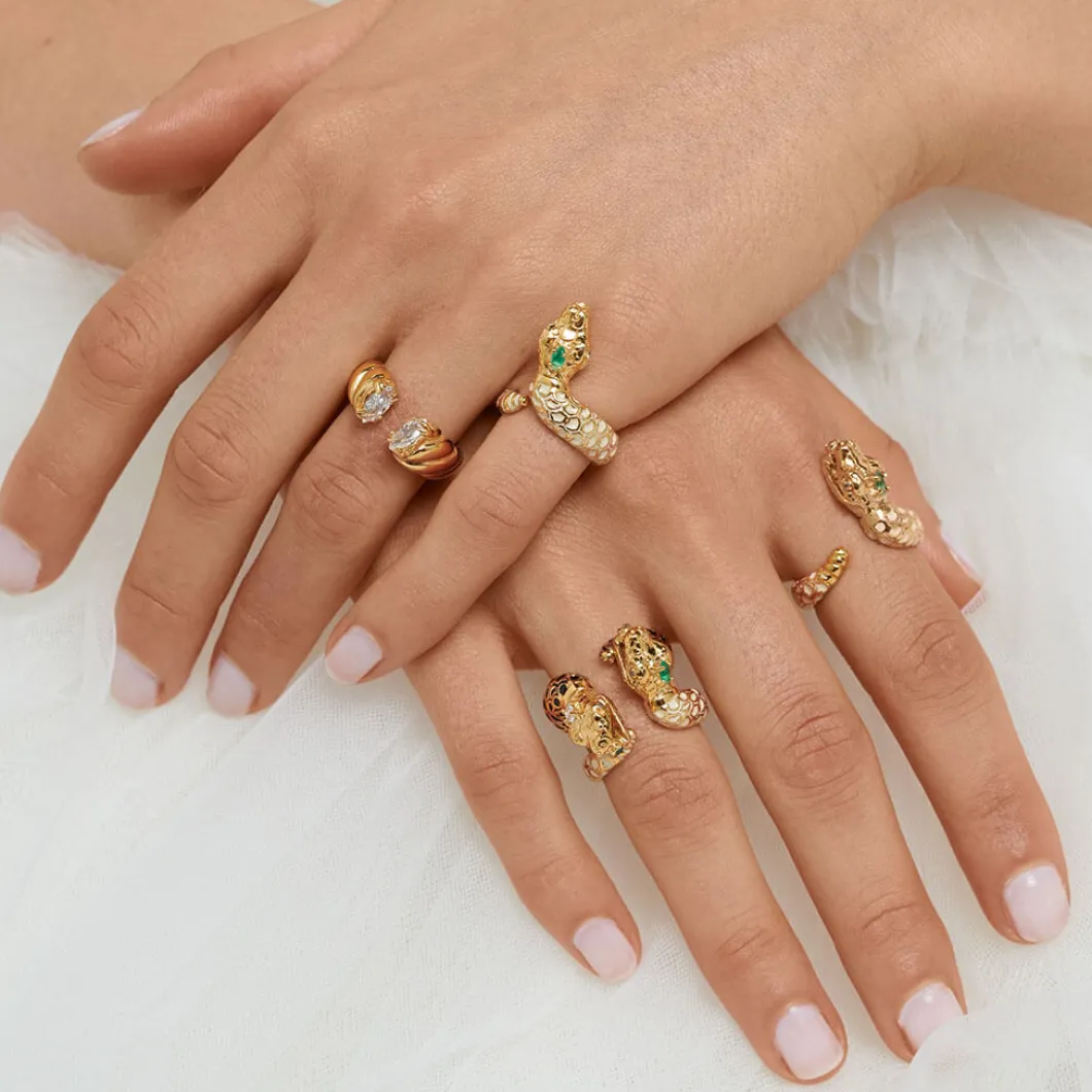 Carolina Curado Twisted Stones Ring>Woman Jewellery & Watches