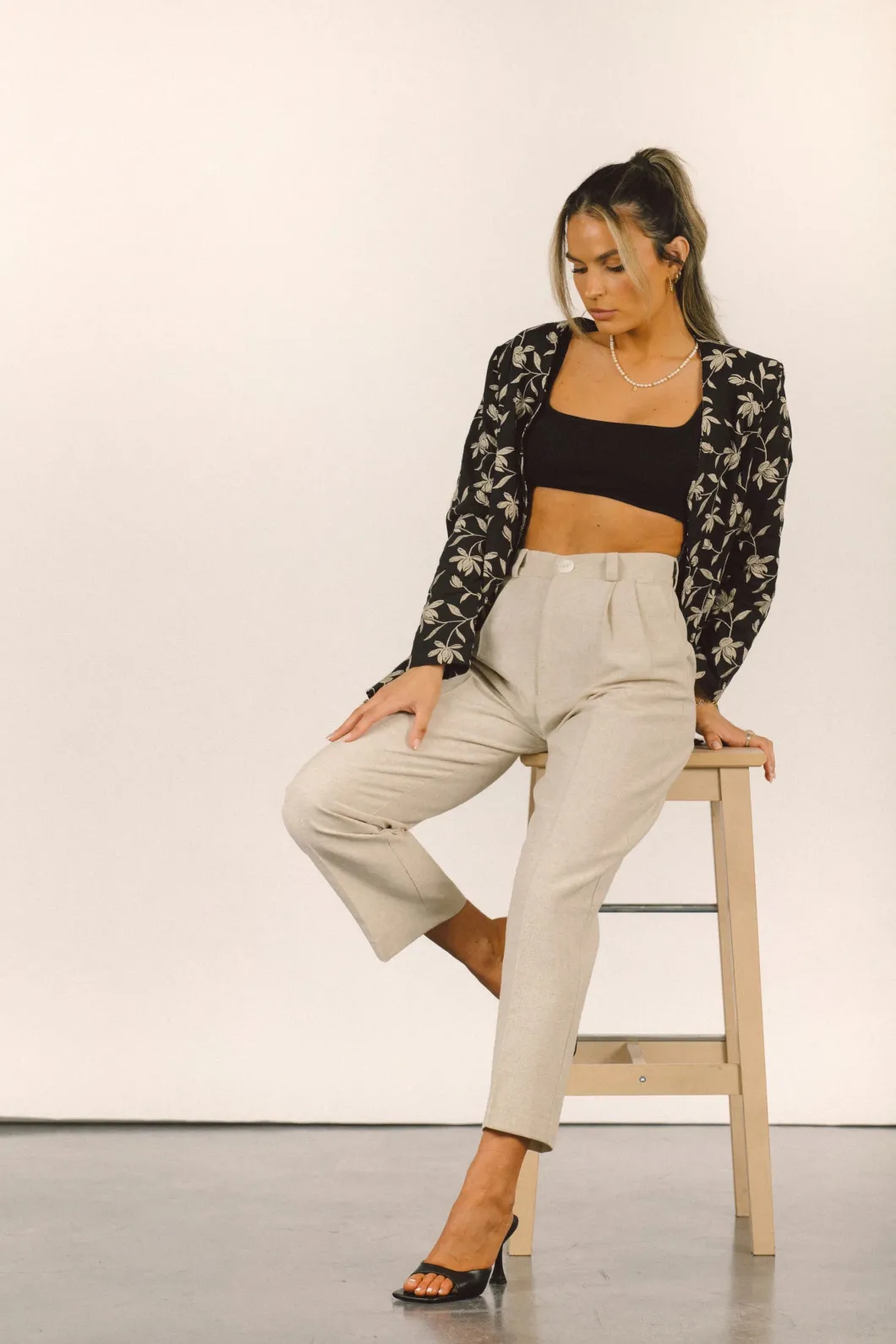 Guaja Vanilla Straight Fit Pants>Woman Trousers