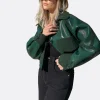 Guaja Vinyl Curly Coat>Woman Jackets & Coats