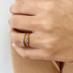 Hey Harper Violet Blue Ring><noscript><img width=
